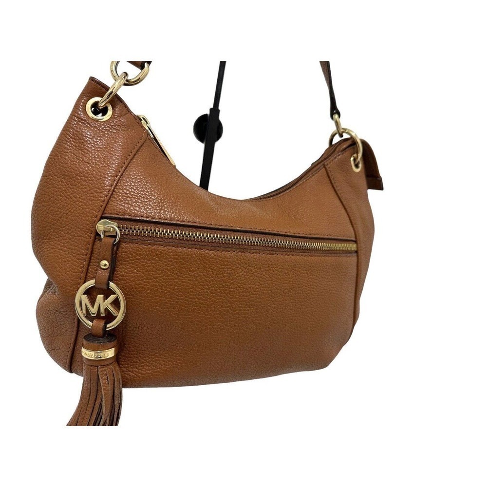 Michael Kors Brown HandBag Over Shoulder Charm